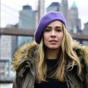 Emily in Paris - Lavender Purple Beret French Chic